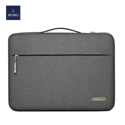 WIWU Pilot Water Resistant High-Capacity Laptop Sleeve Case 15.6" - Grey