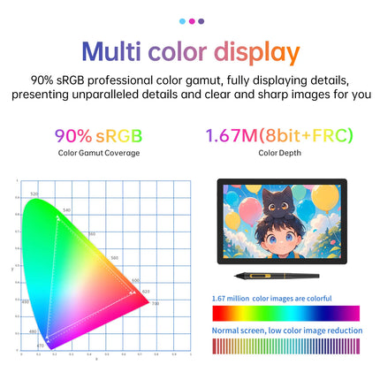 BOSTO BT-101A Portable Graphics Drawing Tablet 10.1 Inch