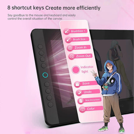 BOSTO 13HDK-T drawing pen display drawing graphic tablet touch screen monitors