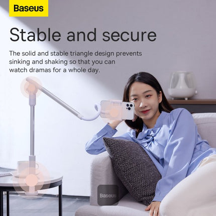 Baseus 360 Rotating Flexible Long Arm Lazy Phone Holder - Black