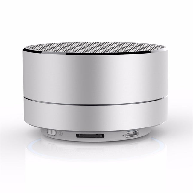 OPPPO N6 Minimalist Style Reflective Light Bluetooth Speaker - Silver