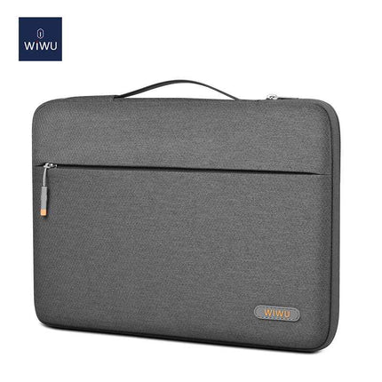 WIWU Pilot Water Resistant High-Capacity Laptop Sleeve Case 15.6" - Grey