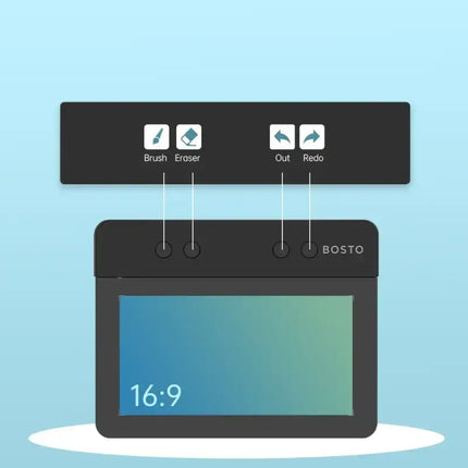 Bosto T430K Drawing Tablet with 4 Shortcut Keys