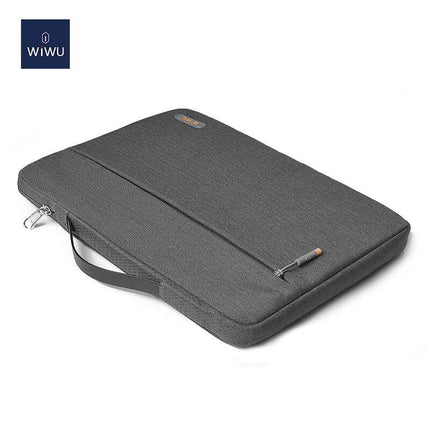 WIWU Pilot Water Resistant High-Capacity Laptop Sleeve Case 15.6" - Grey