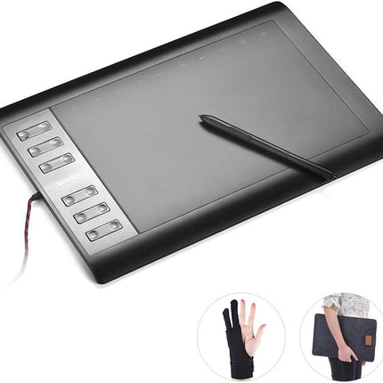 Bosto 1060 Plus Digital Graphic Drawing Painting Animation Tablet Pad 10'' * 6'' Working Area 8192 Level Pressure