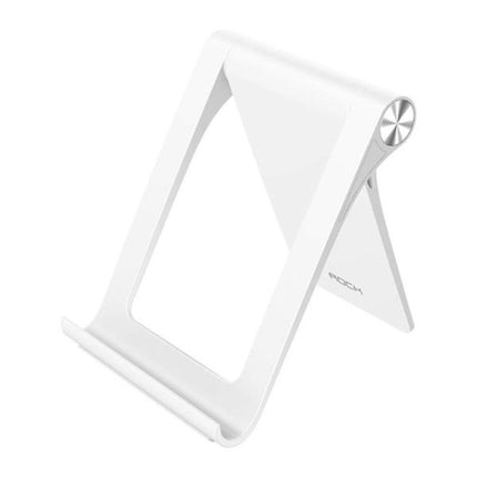 Rock Adjustable Desktop Phone Tablet Stand - White