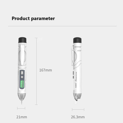 XIAOMI YOUPIN DUKA EP-1 Smart Test Pencil Non-contact Voltage Detection Break point Test - White