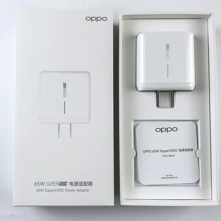 Original Super VOOC Charger For Oppo 65 W