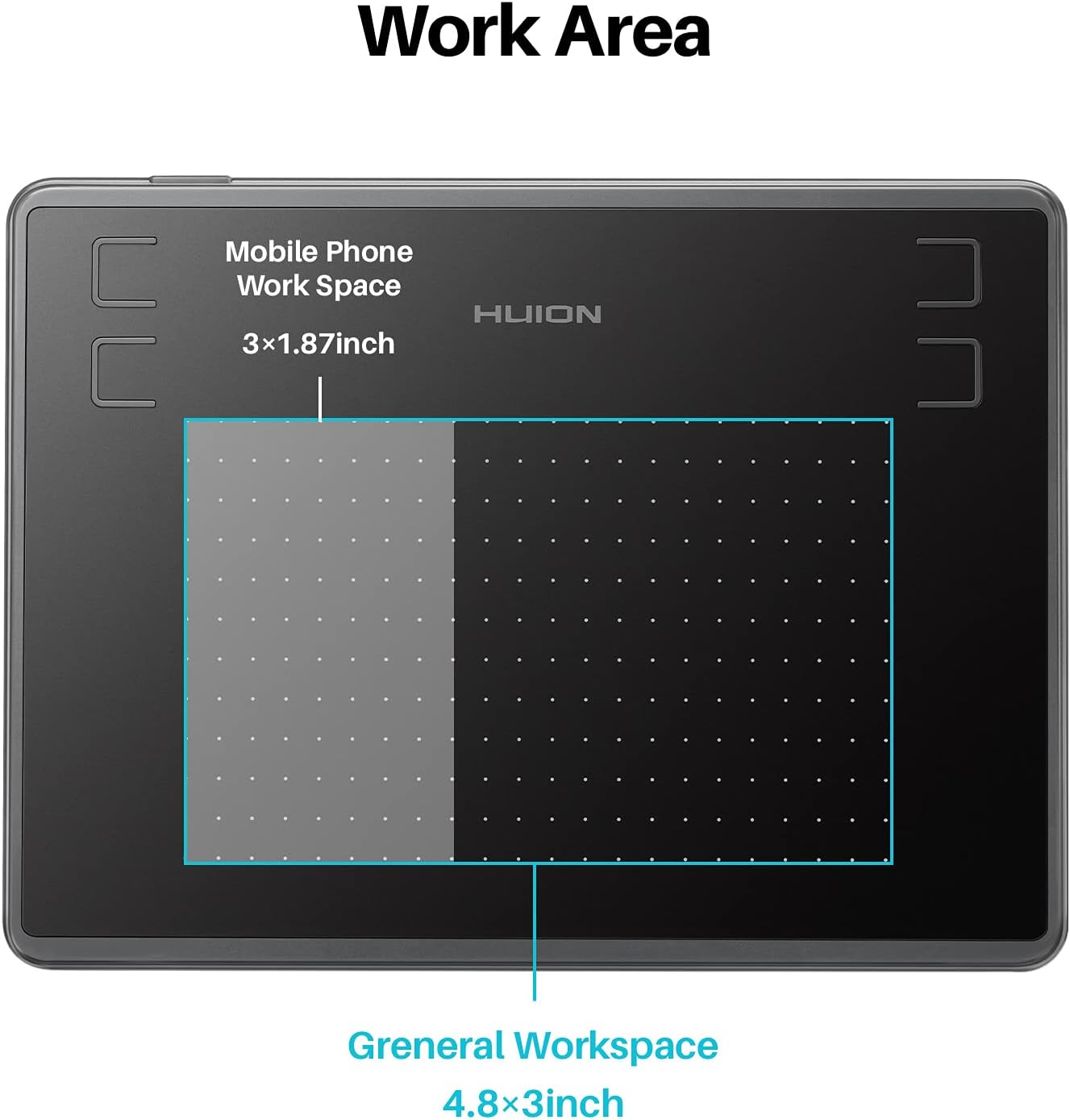 HUION Inspiroy H430P Drawing Tablet Graphic Tablet with