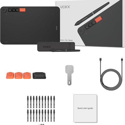 Veikk Voila L 10x6 Inch Graphic Drawing Tablet VO1060
