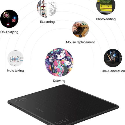 HUION HS64 Beginner Graphics Tablet 6X4 Inches