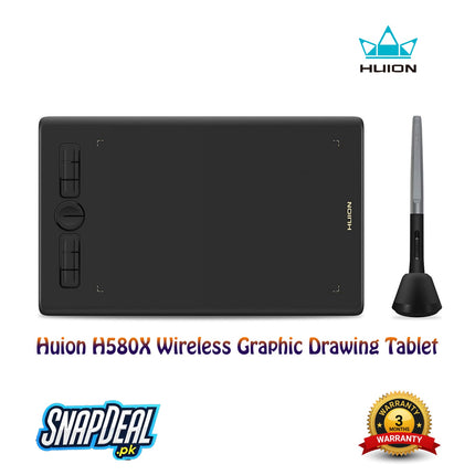 HUION Inspiroy H580X, 8x5 Inch Digital Graphics Tablet