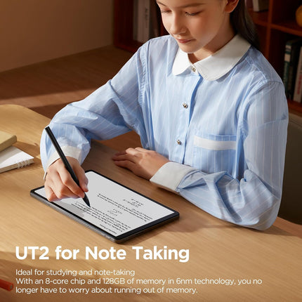 UGEE UT2 Fun Drawing Pad Standalone with 10.36 inch 2K Display and NanoMatte Finish, Portable Tablet with U-Pencil, 6GB+128GB, Android 14, 7000mAh, 8MP+8MP, Metal Body
