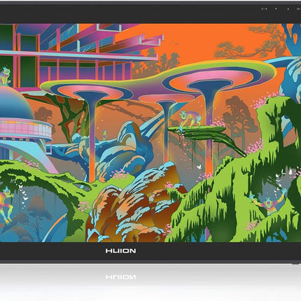 Huion Kamvas 22 Plus Graphic Pen Display Digital Art Drawing Tablet QD 21.5 Inch with Etched Glass 140% sRGB