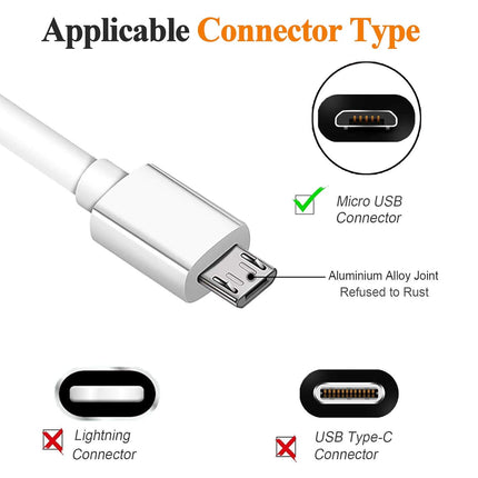 Original ZMI Micro USB Cable 1M Fast Charger & Data Cable - White