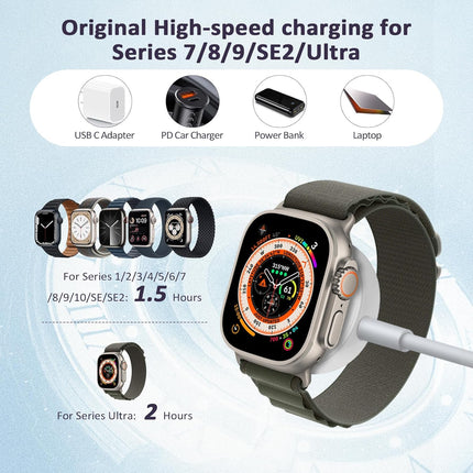 Official Apple Watch Magnetic Charger To USB Cable 2M