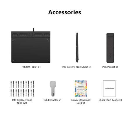 VEIKK VK850 Graphics Tablet