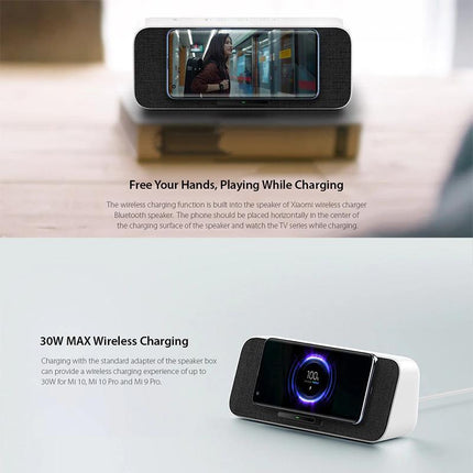 Xiaomi 2 in 1 Wireless BT Speaker 5.0 & 30W Wireless Charger