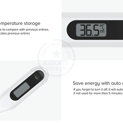 Xiaomi MMC - W201 LCD Medical Electronic Thermometer - White