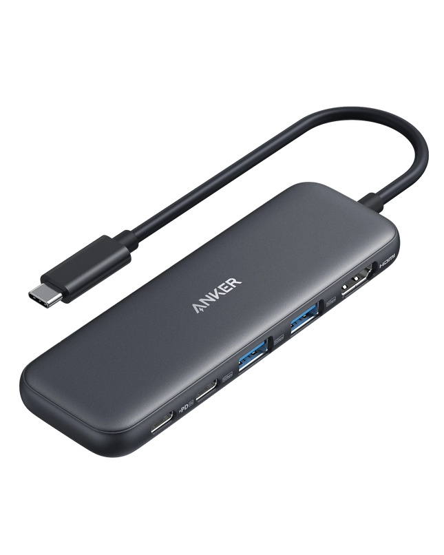 Anker 332 Usb-C Hub (5-in1) Sleek Aluminium 4K