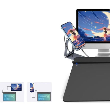 Bosto T1060 V2 Drawing Tablet Pen Tablet 10x6 Inch