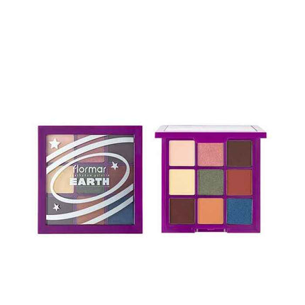 FLORMAR EYE SHADOW PALETTE COLORS OF GALAXY 003 EARTH