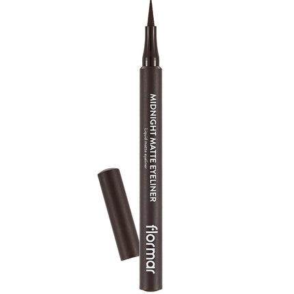 FLORMAR EYELINER MIDNIGHT MATTE BROWN - D.Watson Cosmetics