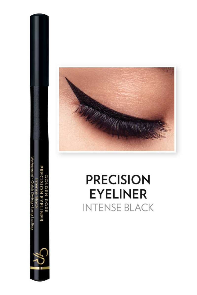 GOLDEN ROSE EYELINER PRECISION INTENSE BLACK
