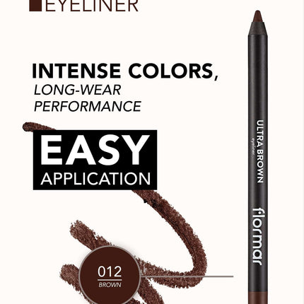 FLORMAR EYELINER ULTRA BROWN