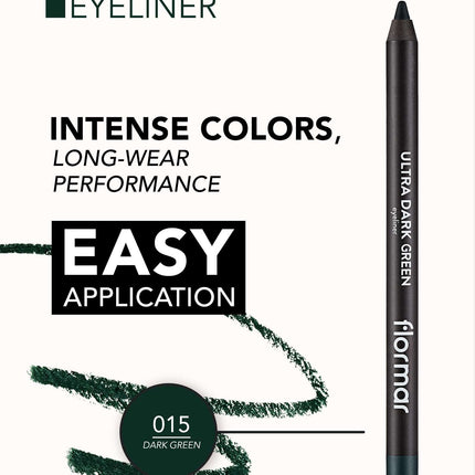 FLORMAR EYELINER ULTRA DARK GREEN