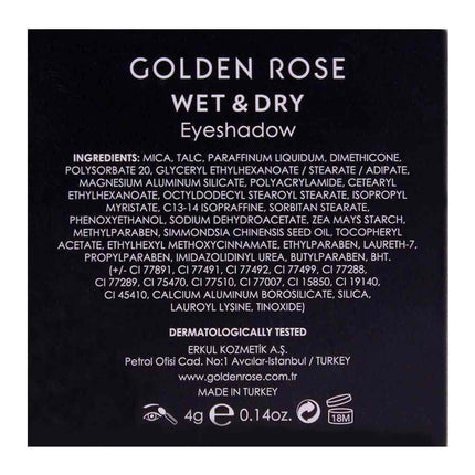 GOLDEN ROSE EYESHADOW WET & DRY 05