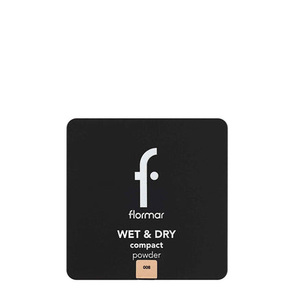 FLORMAR COMPACT POWDER WET & DRY 008