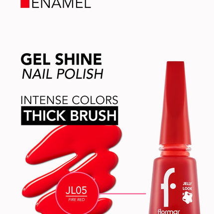 FLORMAR NAIL ENAMEL JELLY LOOK Series