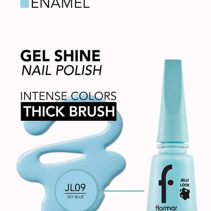 FLORMAR NAIL ENAMEL JELLY LOOK Series