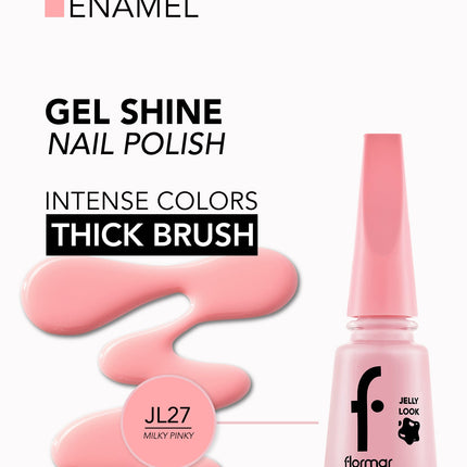 FLORMAR NAIL ENAMEL JELLY LOOK JL27