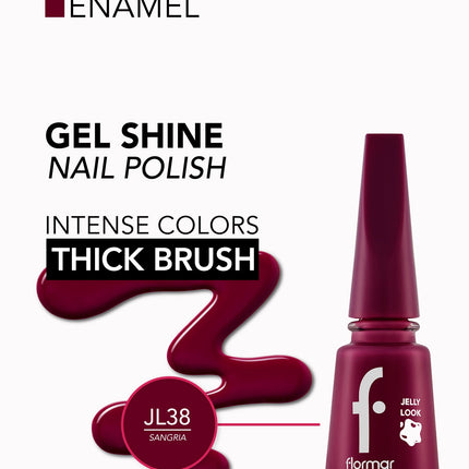 FLORMAR NAIL ENAMEL JELLY LOOK JL38