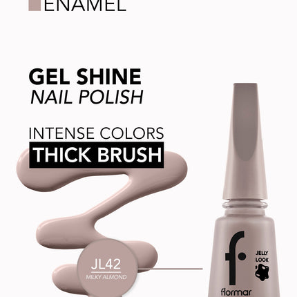 FLORMAR NAIL ENAMEL JELLY LOOK JL42