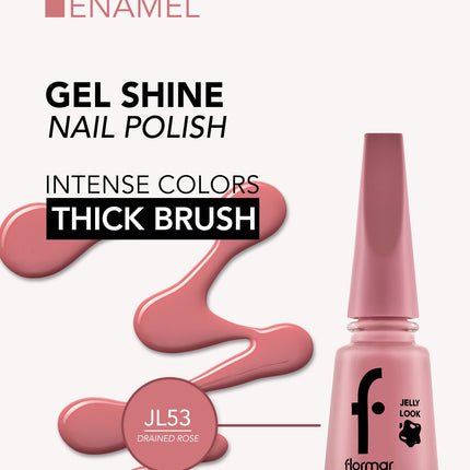 FLORMAR NAIL ENAMEL JELLY LOOK JL53