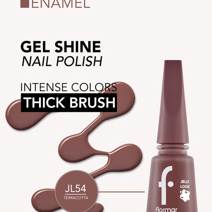 FLORMAR NAIL ENAMEL JELLY LOOK JL54