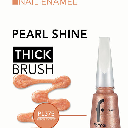 FLORMAR NAIL ENAMEL PEARLY Series