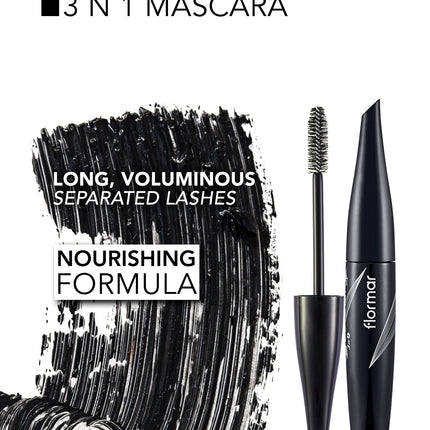 FLORMAR MASCARA SPIDER LASH 3IN1 BLACK