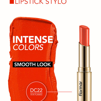 FLORMAR LIPSTICK DELUXE CASHMERE