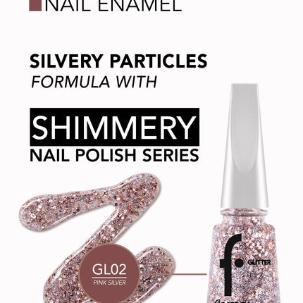 FLORMAR NAIL ENAMEL GLITTER GL02