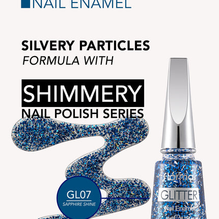 FLORMAR NAIL ENAMEL GLITTER GL07