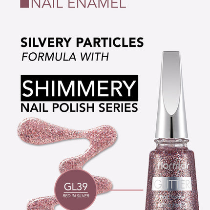 FLORMAR NAIL ENAMEL GLITTER GL39