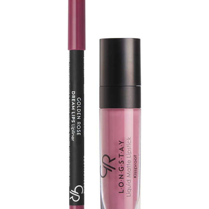GOLDEN ROSE LIP KIT LONGSTAY BLUSH PINK
