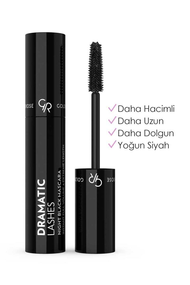 GOLDEN ROSE MASCARA DRAMATIC LASHES NIGHT BLACK