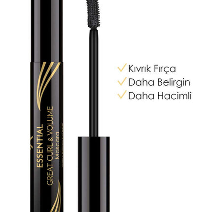 GOLDEN ROSE MASCARA ESSENTIAL GREAT CURL & VOLUME