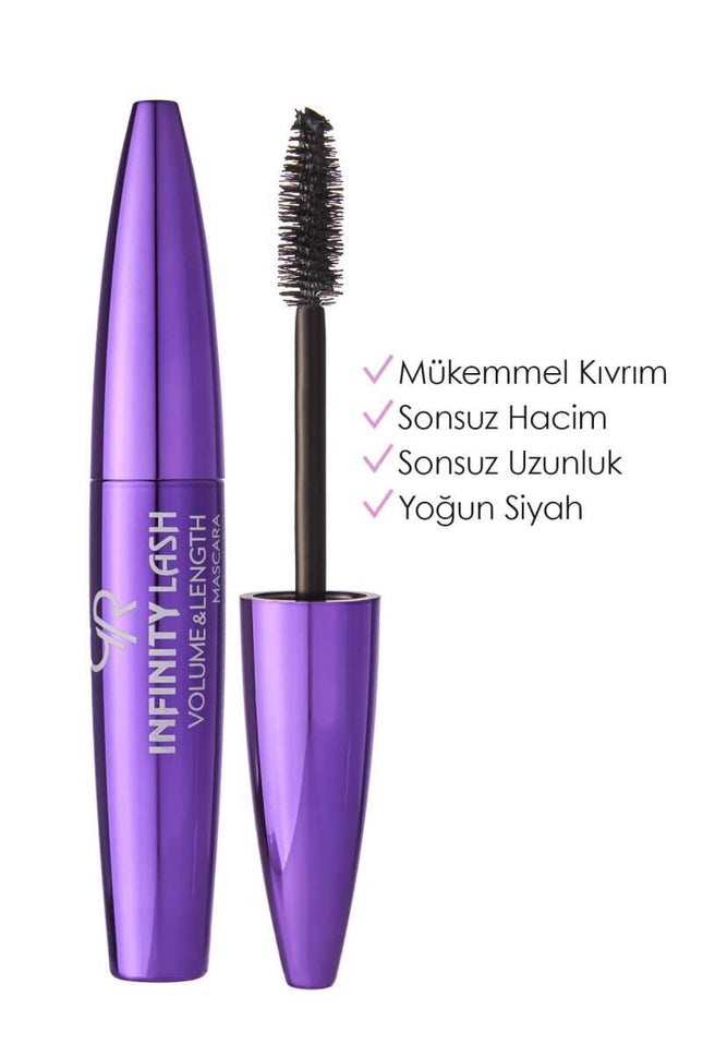 GOLDEN ROSE MASCARA INFINITY LASH BLACK
