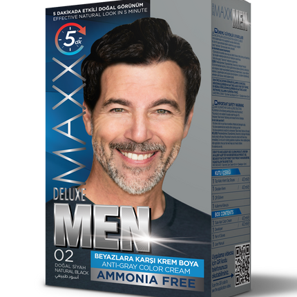 MAXX DELUXE AMMONIA FREE MEN 02 BLACK